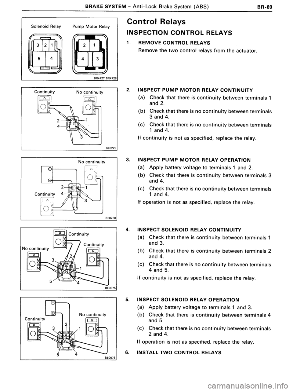 TOYOTA MR-2 1991 Factory Repair Manual TOYOTA MR-2 1991 Factory Repair Manual