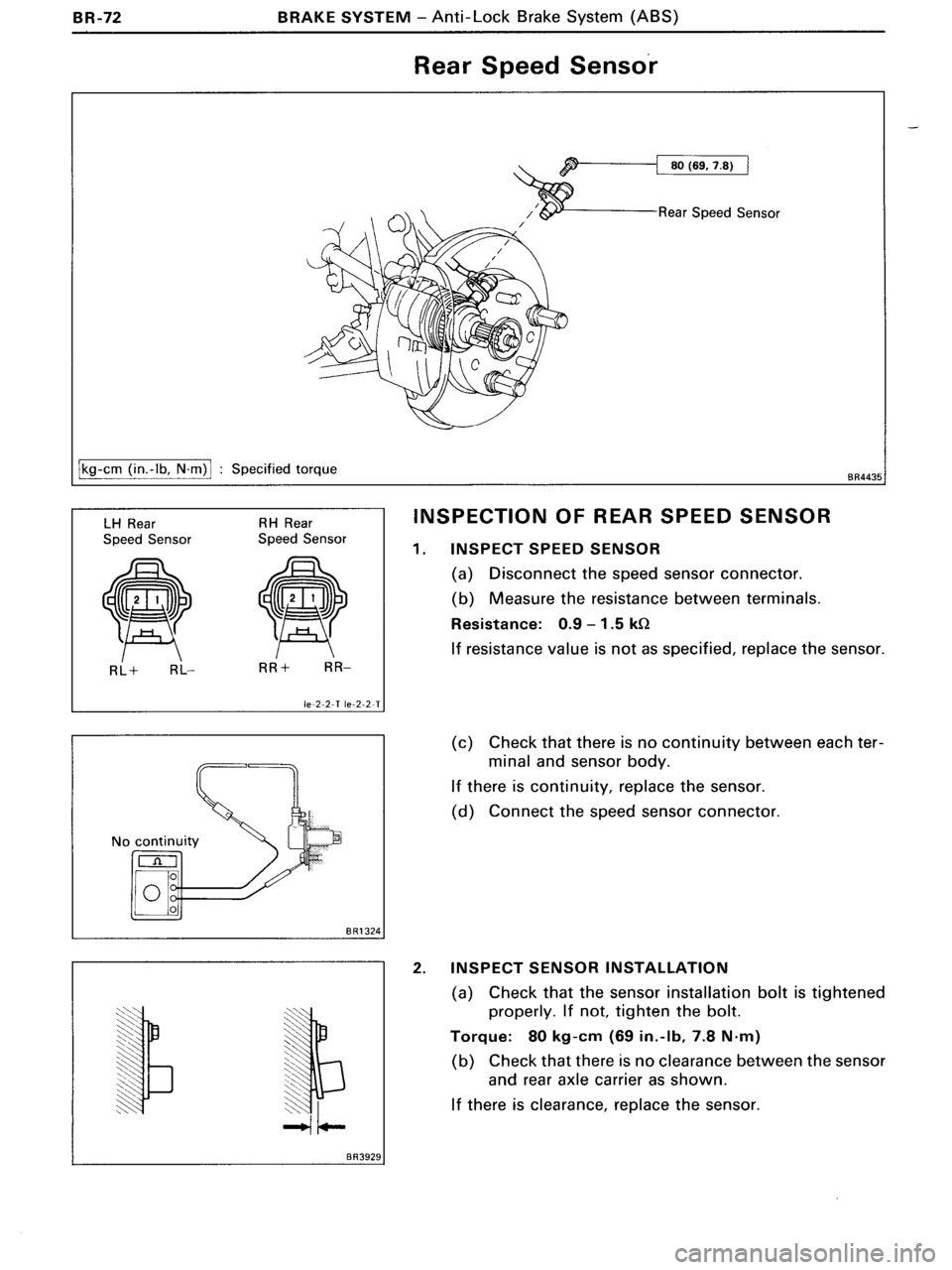 TOYOTA MR-2 1991 Factory Repair Manual TOYOTA MR-2 1991 Factory Repair Manual