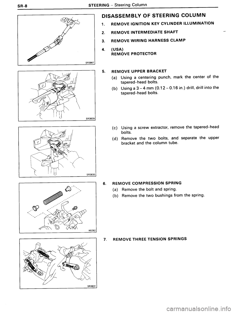 TOYOTA MR-2 1991 Factory Repair Manual TOYOTA MR-2 1991 Factory Repair Manual