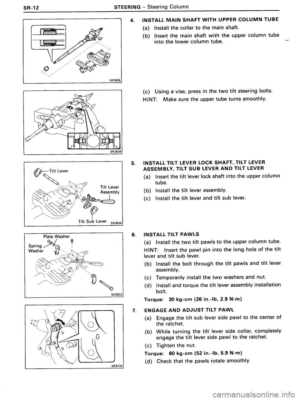 TOYOTA MR-2 1991 Factory Repair Manual TOYOTA MR-2 1991 Factory Repair Manual