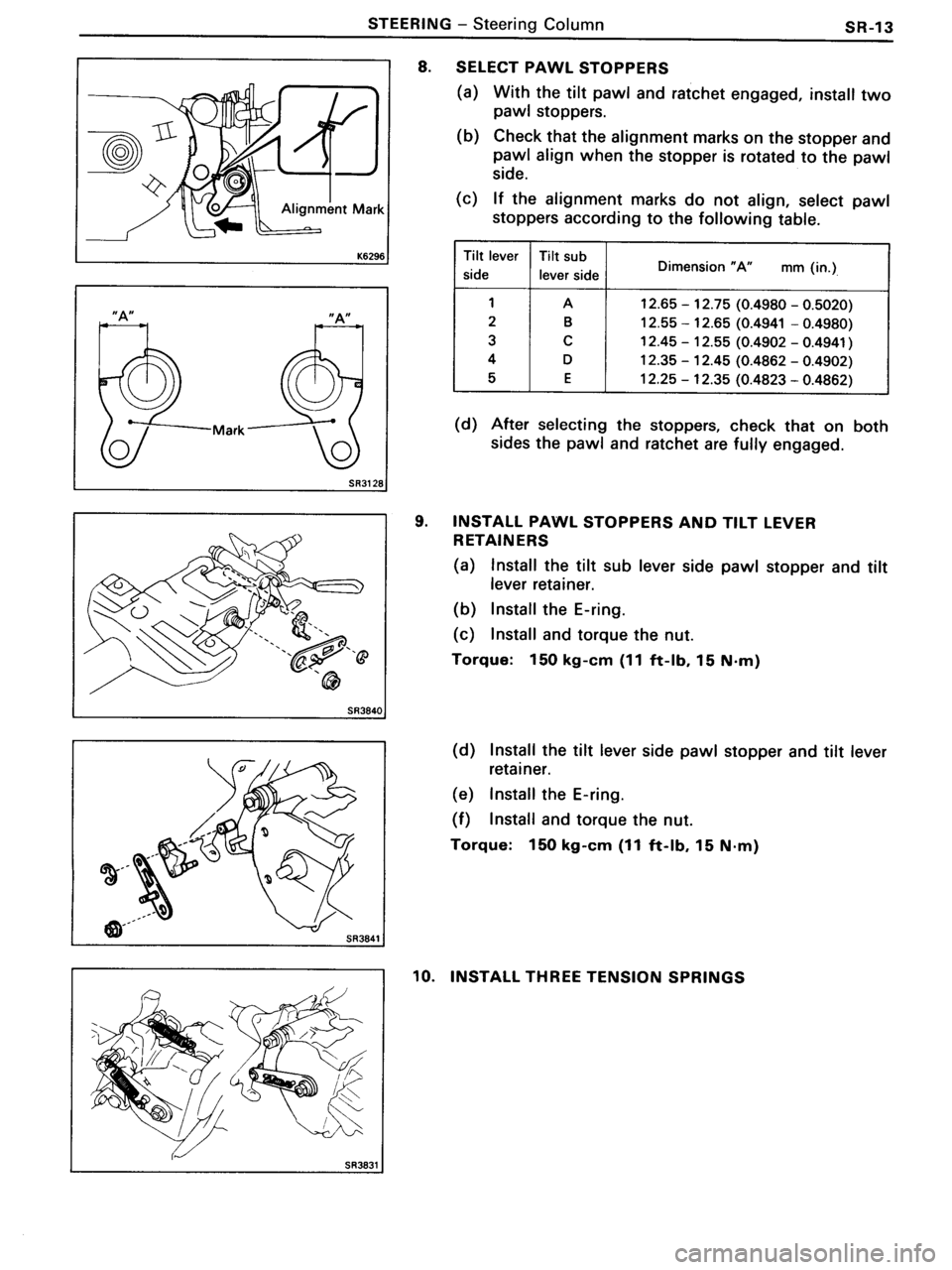 TOYOTA MR-2 1991 Factory Repair Manual TOYOTA MR-2 1991 Factory Repair Manual