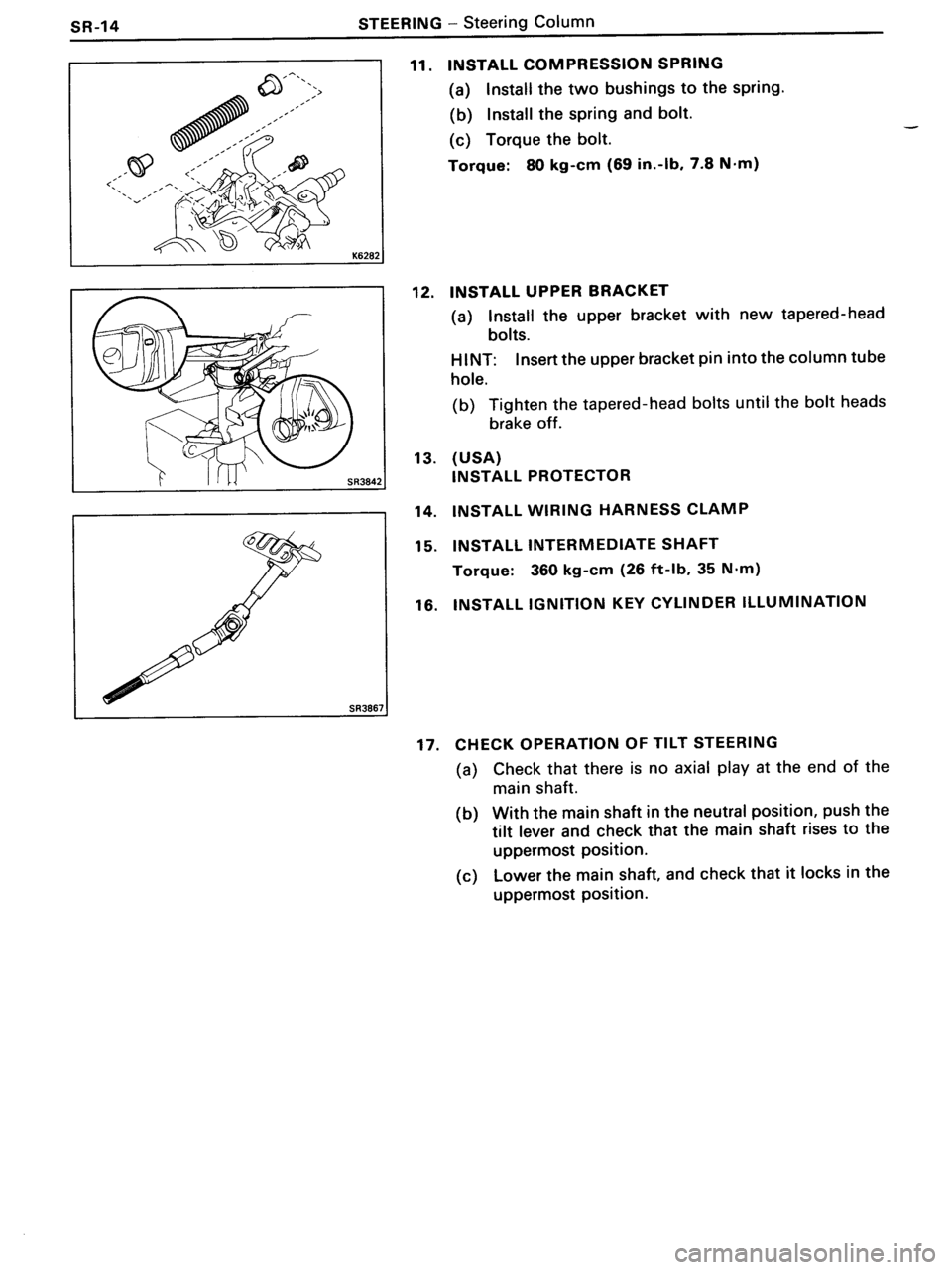 TOYOTA MR-2 1991 Factory Repair Manual TOYOTA MR-2 1991 Factory Repair Manual