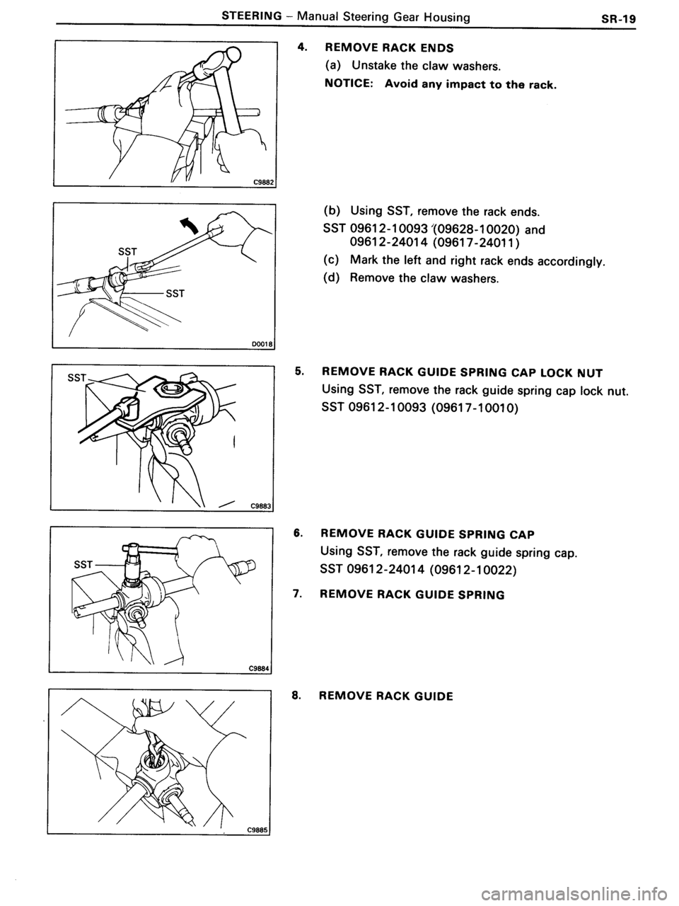 TOYOTA MR-2 1991 Factory Repair Manual TOYOTA MR-2 1991 Factory Repair Manual