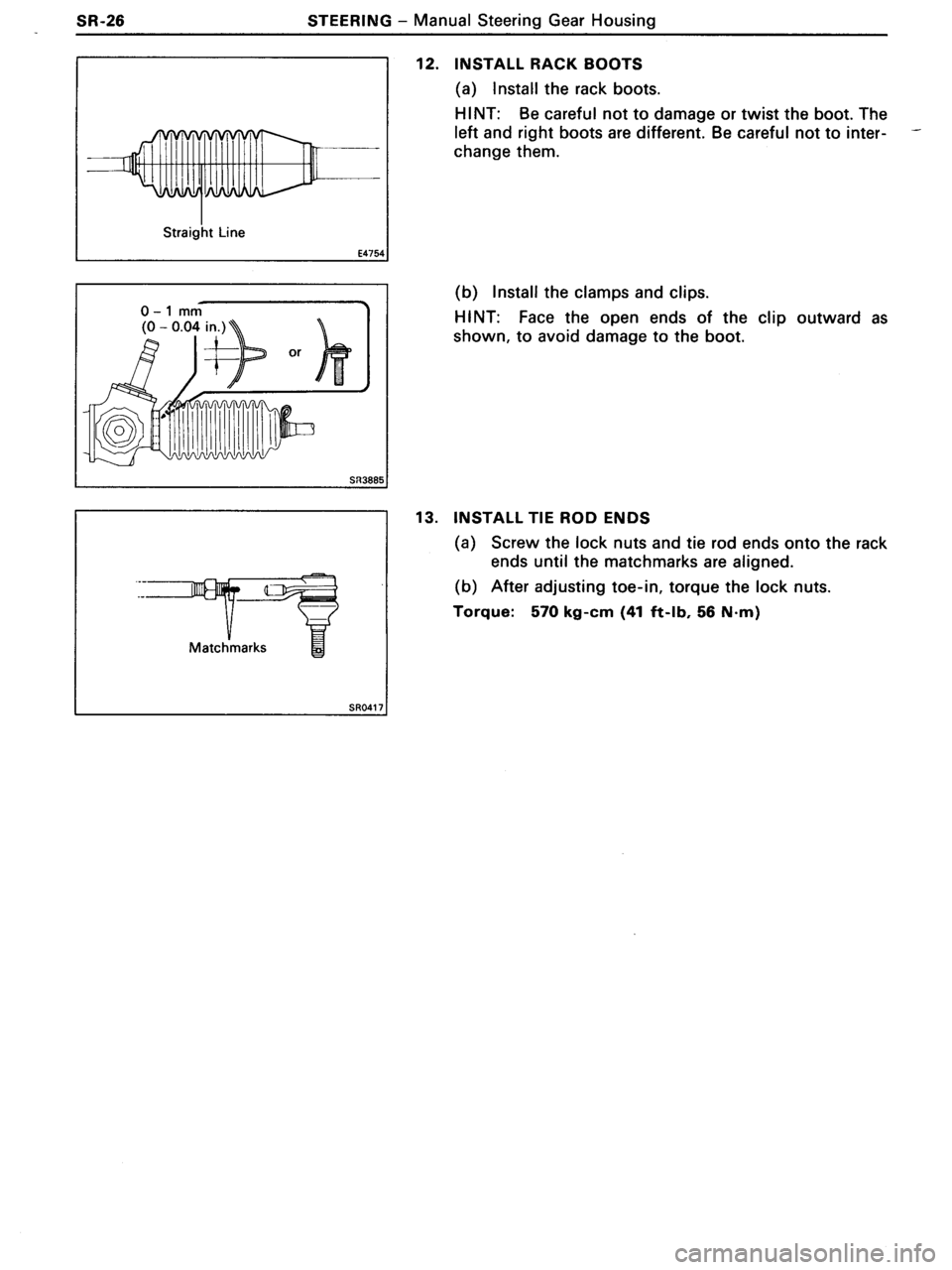 TOYOTA MR-2 1991 Factory Repair Manual TOYOTA MR-2 1991 Factory Repair Manual