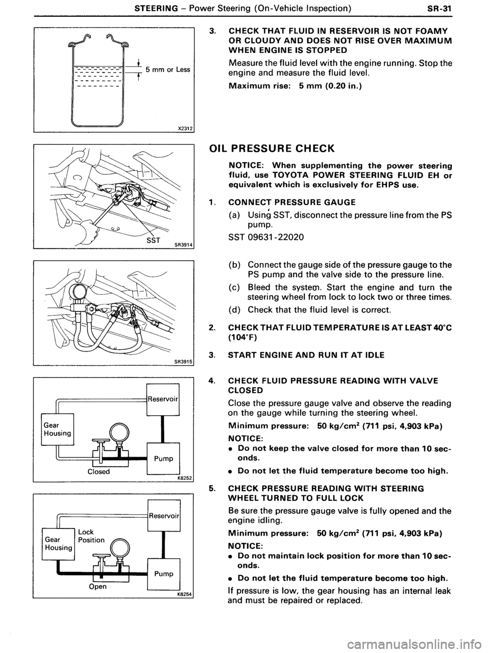TOYOTA MR-2 1991 Factory Repair Manual TOYOTA MR-2 1991 Factory Repair Manual