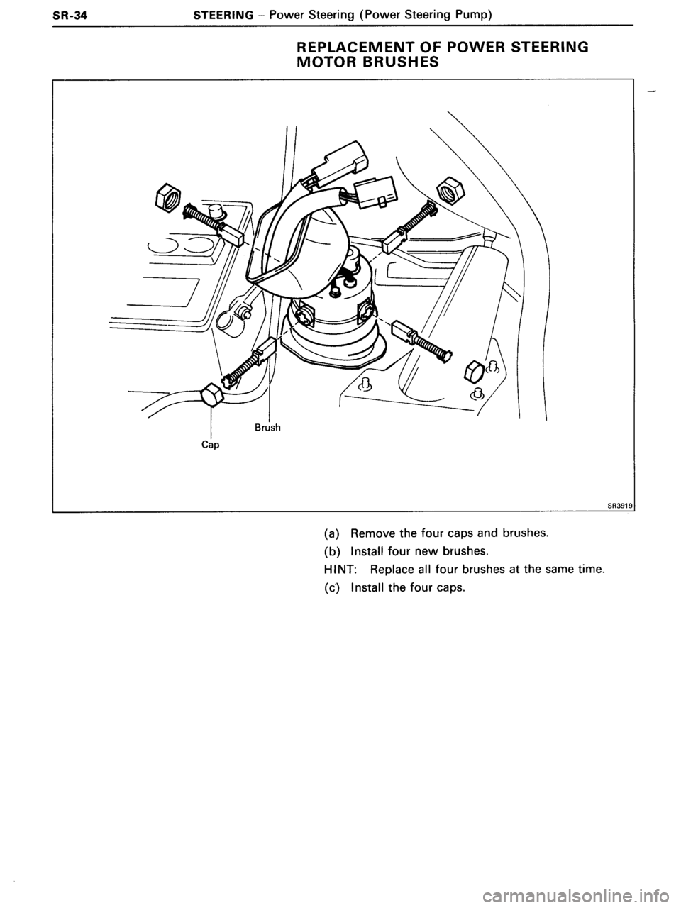 TOYOTA MR-2 1991 Factory Repair Manual TOYOTA MR-2 1991 Factory Repair Manual