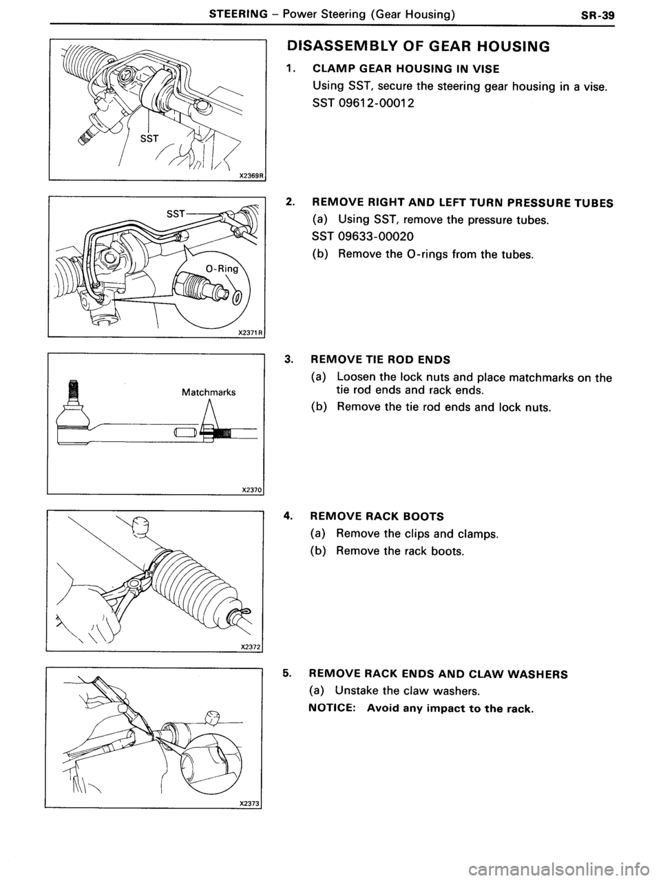TOYOTA MR-2 1991 Factory Repair Manual TOYOTA MR-2 1991 Factory Repair Manual