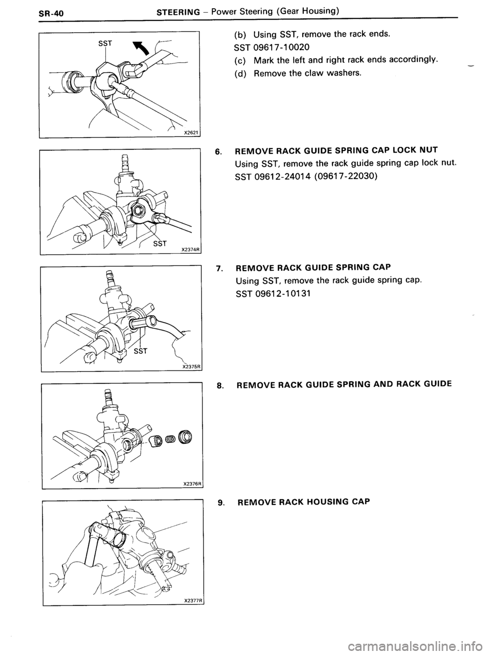 TOYOTA MR-2 1991 Factory Repair Manual TOYOTA MR-2 1991 Factory Repair Manual