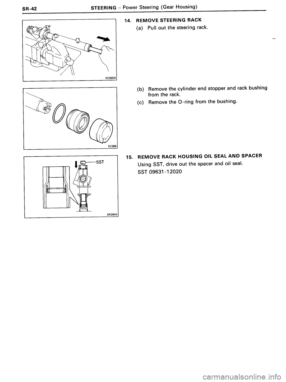 TOYOTA MR-2 1991 Factory Repair Manual TOYOTA MR-2 1991 Factory Repair Manual
