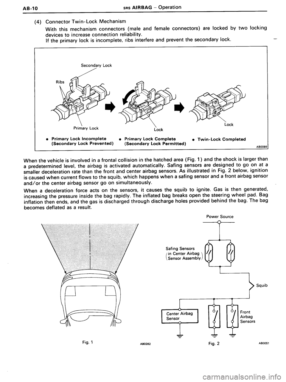 TOYOTA MR-2 1991 Factory Repair Manual TOYOTA MR-2 1991 Factory Repair Manual