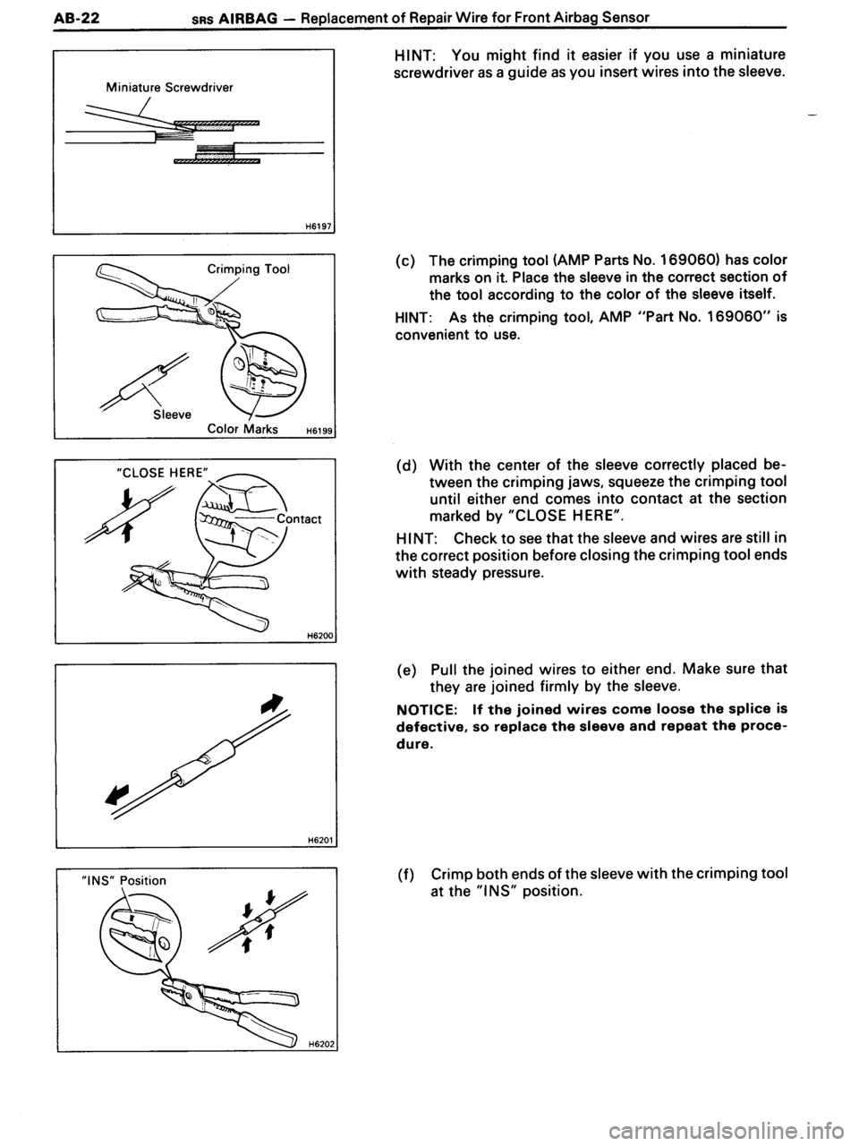 TOYOTA MR-2 1991 Factory Repair Manual TOYOTA MR-2 1991 Factory Repair Manual