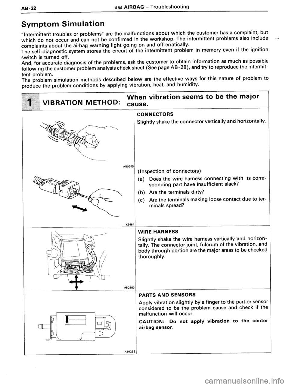 TOYOTA MR-2 1991 Factory Repair Manual TOYOTA MR-2 1991 Factory Repair Manual