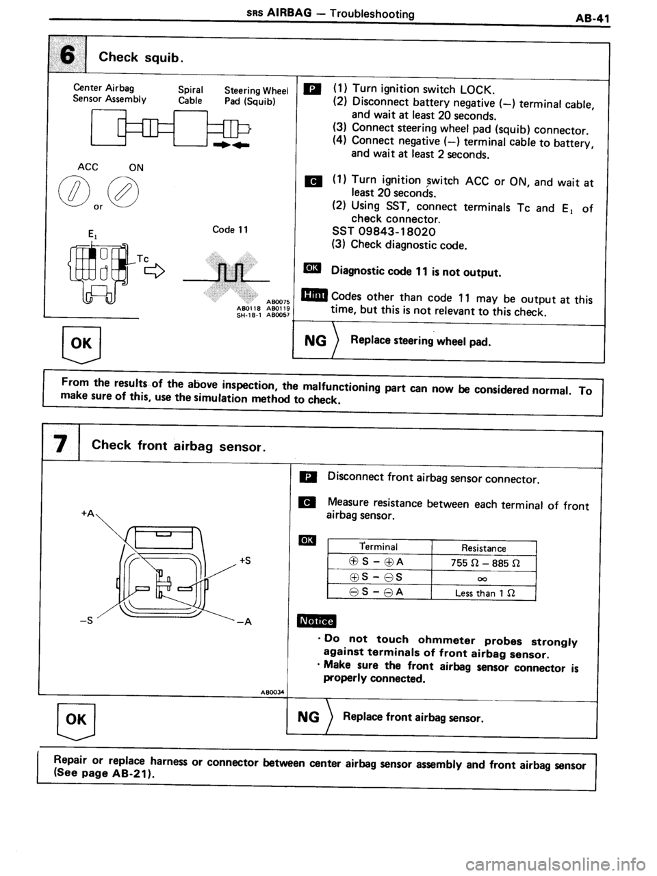 TOYOTA MR-2 1991 Factory Repair Manual TOYOTA MR-2 1991 Factory Repair Manual
