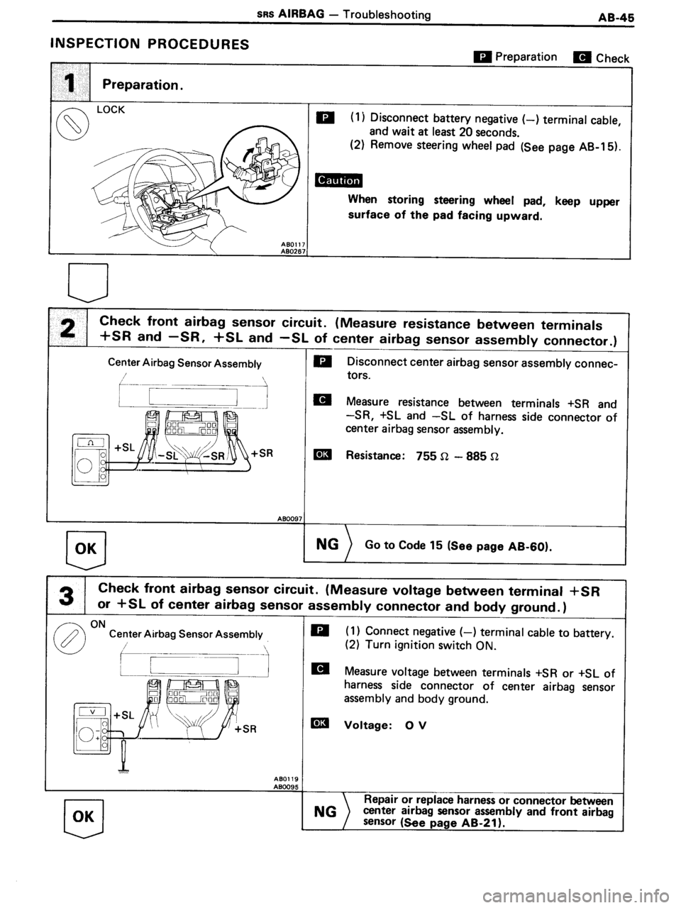 TOYOTA MR-2 1991 Factory Repair Manual TOYOTA MR-2 1991 Factory Repair Manual