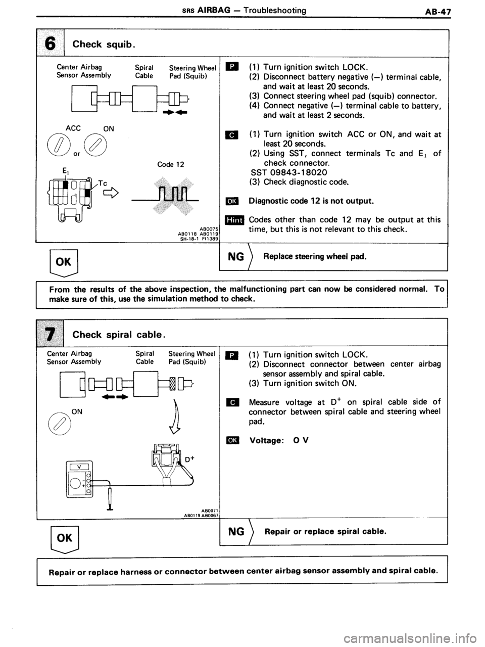 TOYOTA MR-2 1991 Factory Repair Manual TOYOTA MR-2 1991 Factory Repair Manual