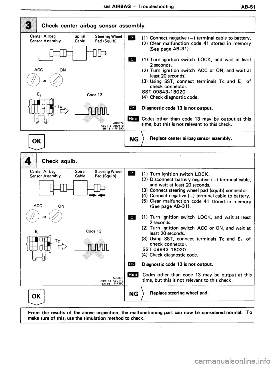 TOYOTA MR-2 1991 Factory Repair Manual TOYOTA MR-2 1991 Factory Repair Manual