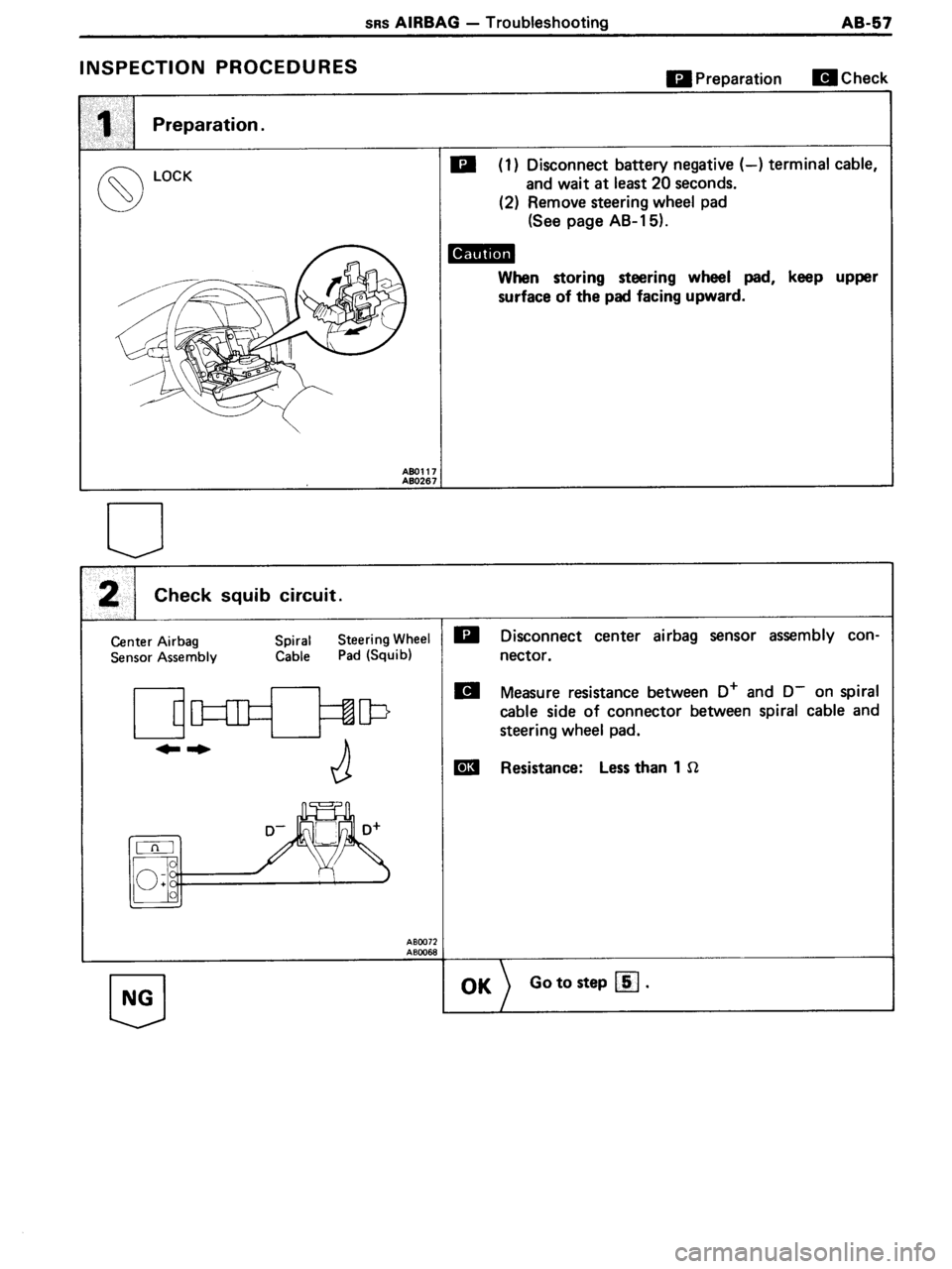TOYOTA MR-2 1991  Factory Repair Manual 