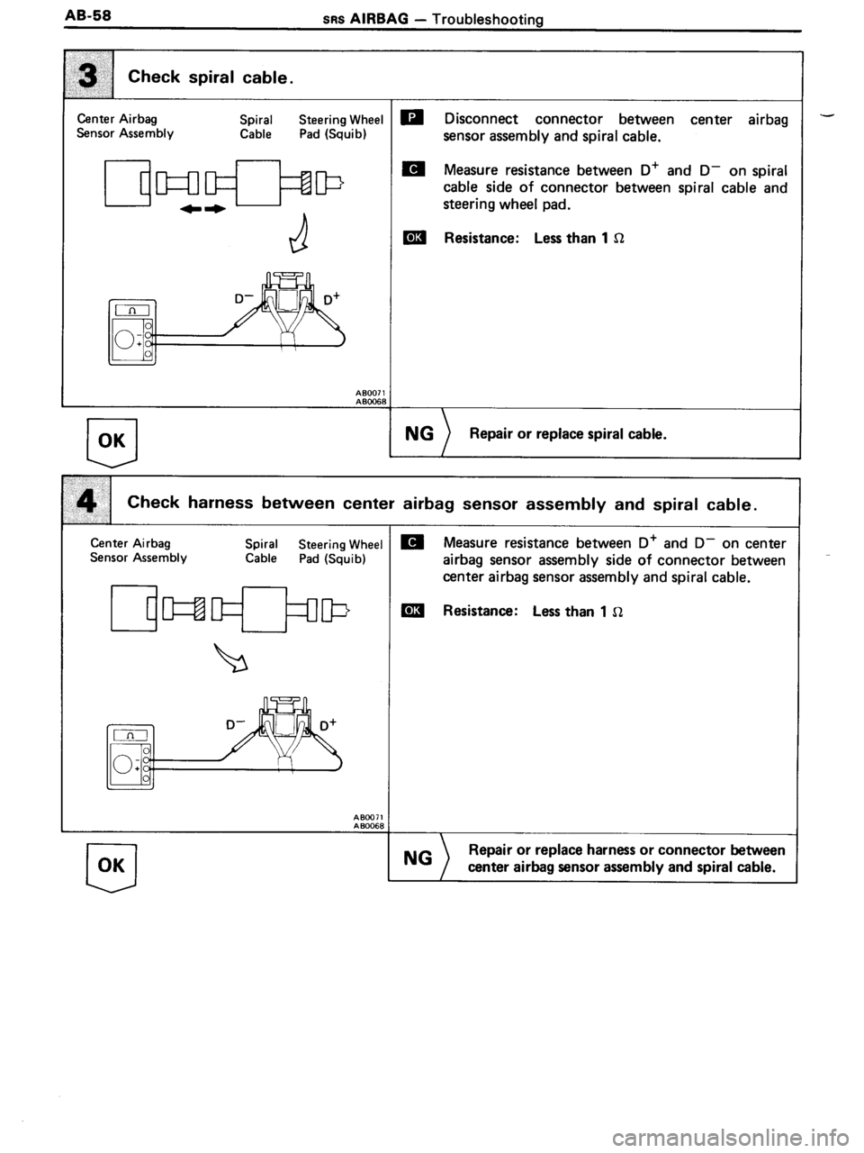 TOYOTA MR-2 1991  Factory Repair Manual 