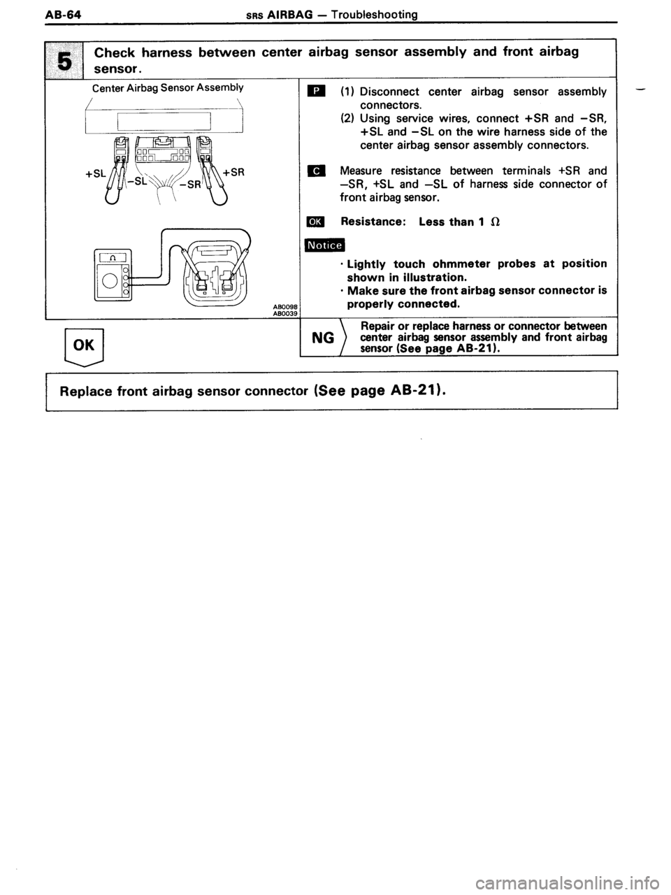 TOYOTA MR-2 1991 Factory Repair Manual TOYOTA MR-2 1991 Factory Repair Manual