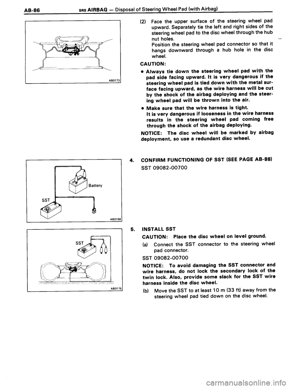 TOYOTA MR-2 1991 Factory Repair Manual TOYOTA MR-2 1991 Factory Repair Manual