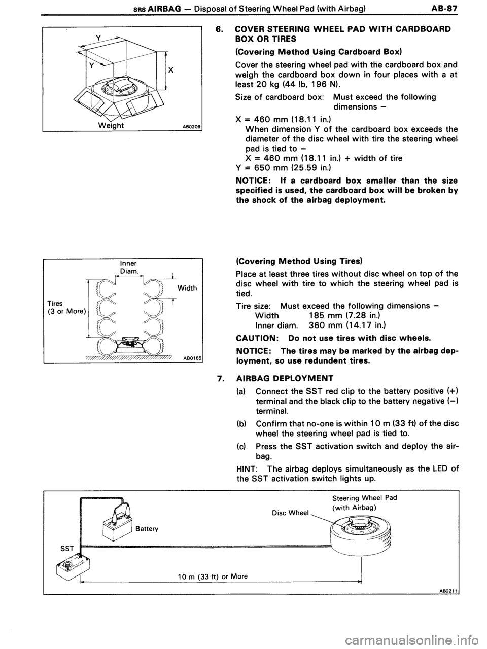 TOYOTA MR-2 1991 Factory Repair Manual TOYOTA MR-2 1991 Factory Repair Manual