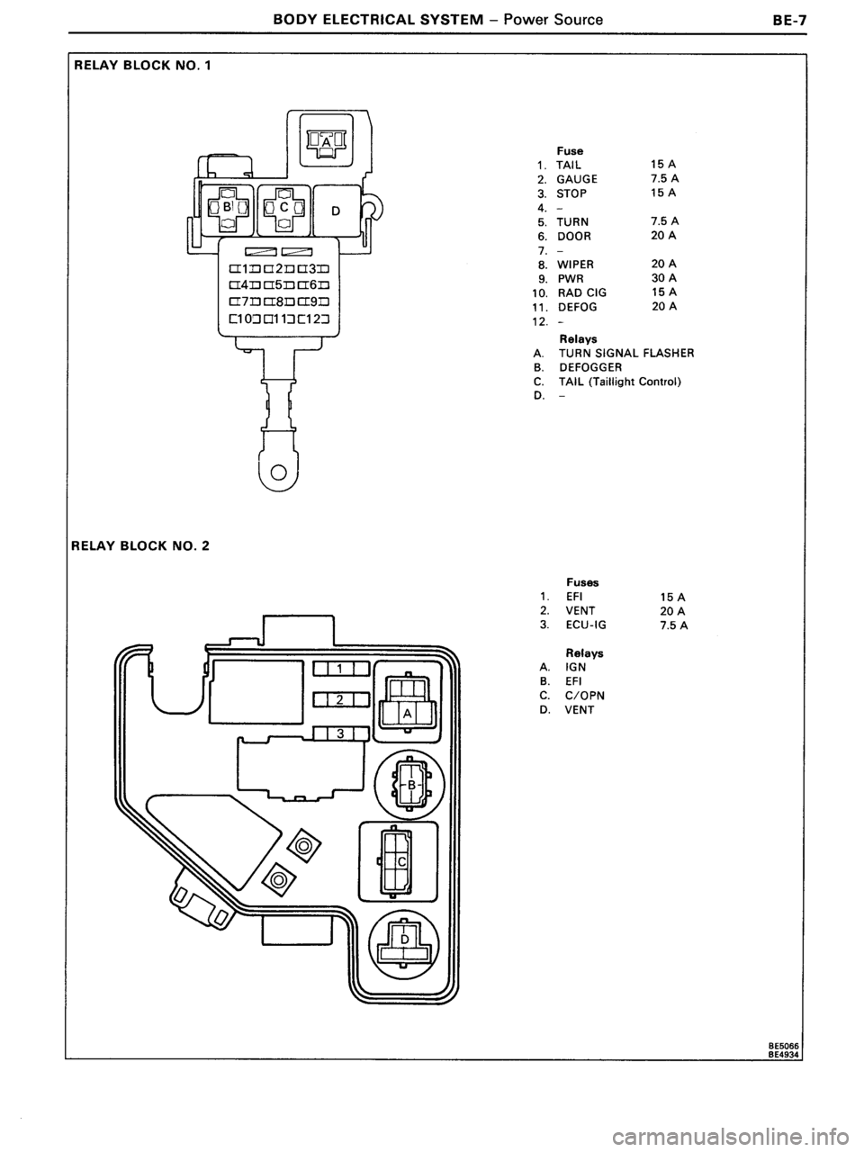 TOYOTA MR-2 1991 Factory Repair Manual TOYOTA MR-2 1991 Factory Repair Manual