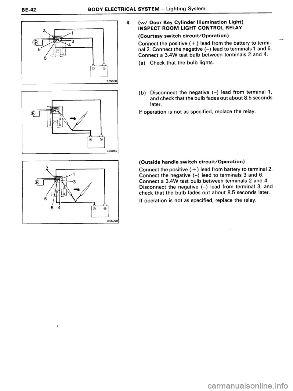 TOYOTA MR-2 1991  Factory Repair Manual 
