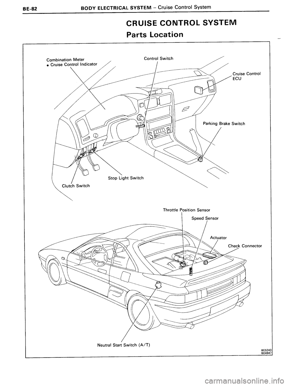 TOYOTA MR-2 1991  Factory Repair Manual 