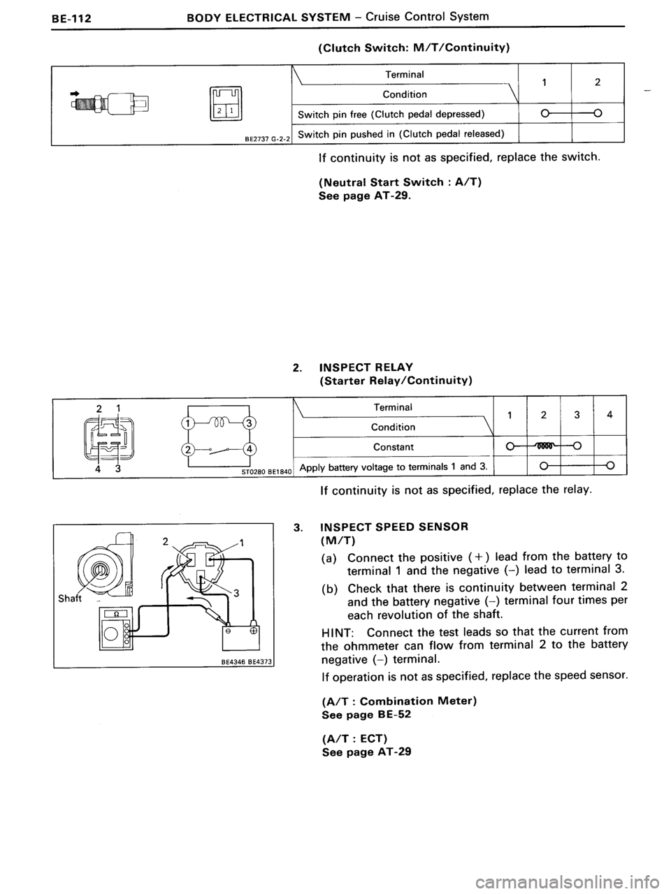 TOYOTA MR-2 1991 Factory Repair Manual TOYOTA MR-2 1991 Factory Repair Manual