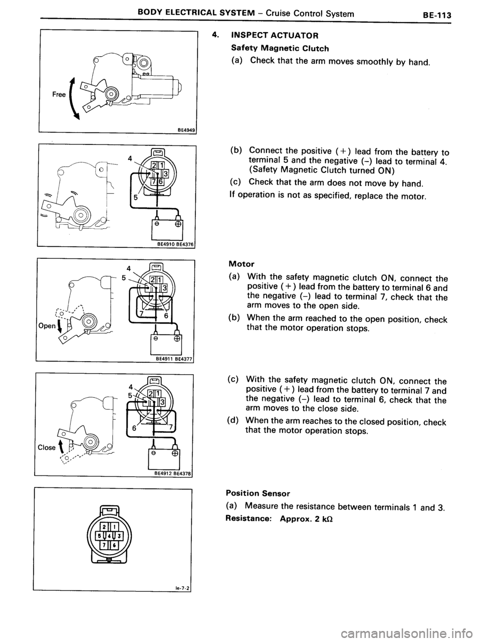 TOYOTA MR-2 1991 Factory Repair Manual TOYOTA MR-2 1991 Factory Repair Manual
