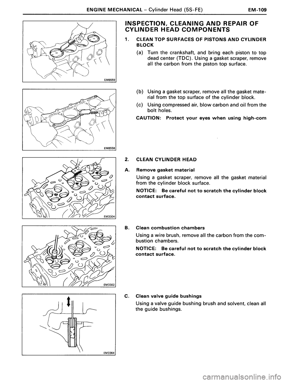 TOYOTA MR-2 1991  Factory Repair Manual 