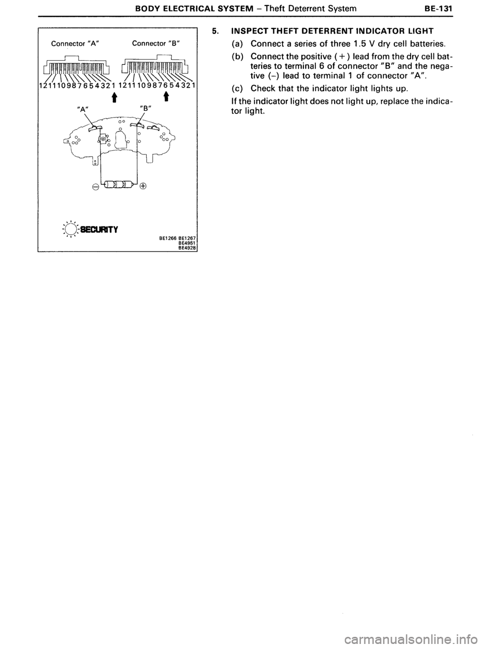 TOYOTA MR-2 1991 Factory Repair Manual TOYOTA MR-2 1991 Factory Repair Manual