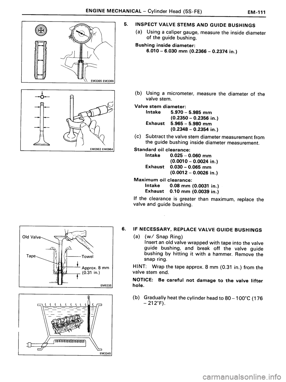 TOYOTA MR-2 1991  Factory Repair Manual 