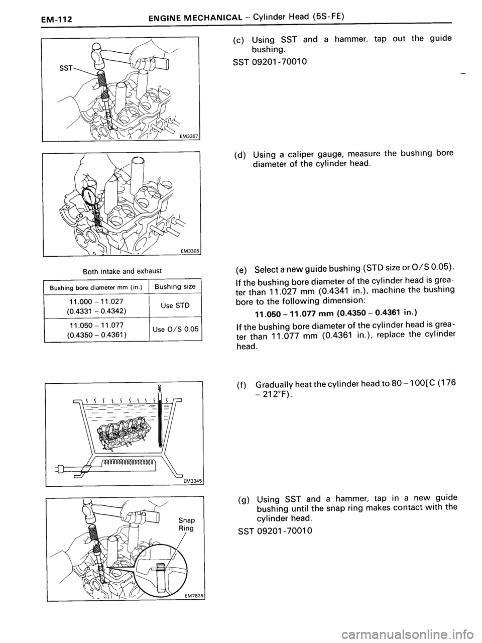TOYOTA MR-2 1991  Factory Repair Manual 