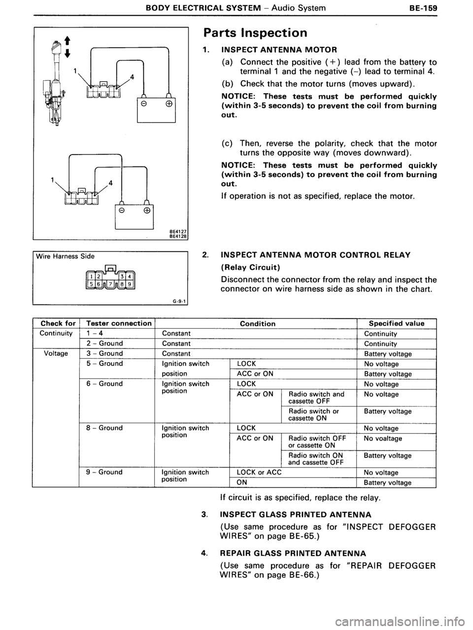 TOYOTA MR-2 1991 Factory Repair Manual TOYOTA MR-2 1991 Factory Repair Manual