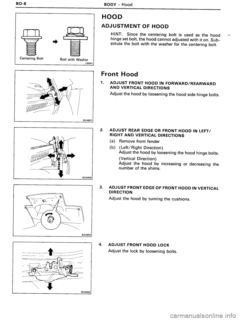 TOYOTA MR-2 1991 Factory Repair Manual TOYOTA MR-2 1991 Factory Repair Manual
