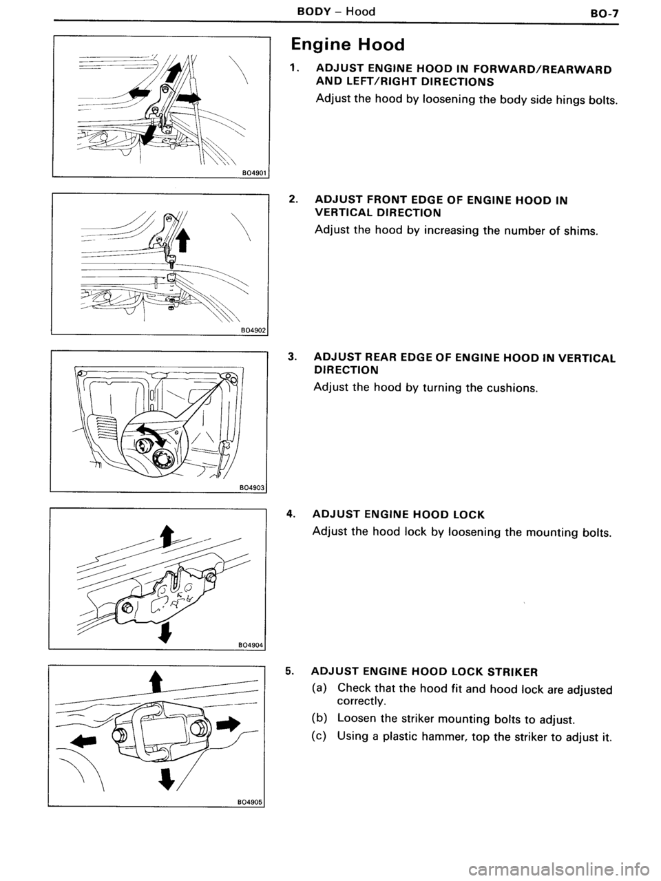 TOYOTA MR-2 1991 Factory Repair Manual TOYOTA MR-2 1991 Factory Repair Manual