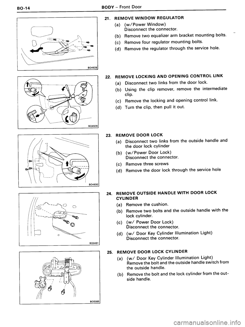 TOYOTA MR-2 1991 Factory Repair Manual TOYOTA MR-2 1991 Factory Repair Manual