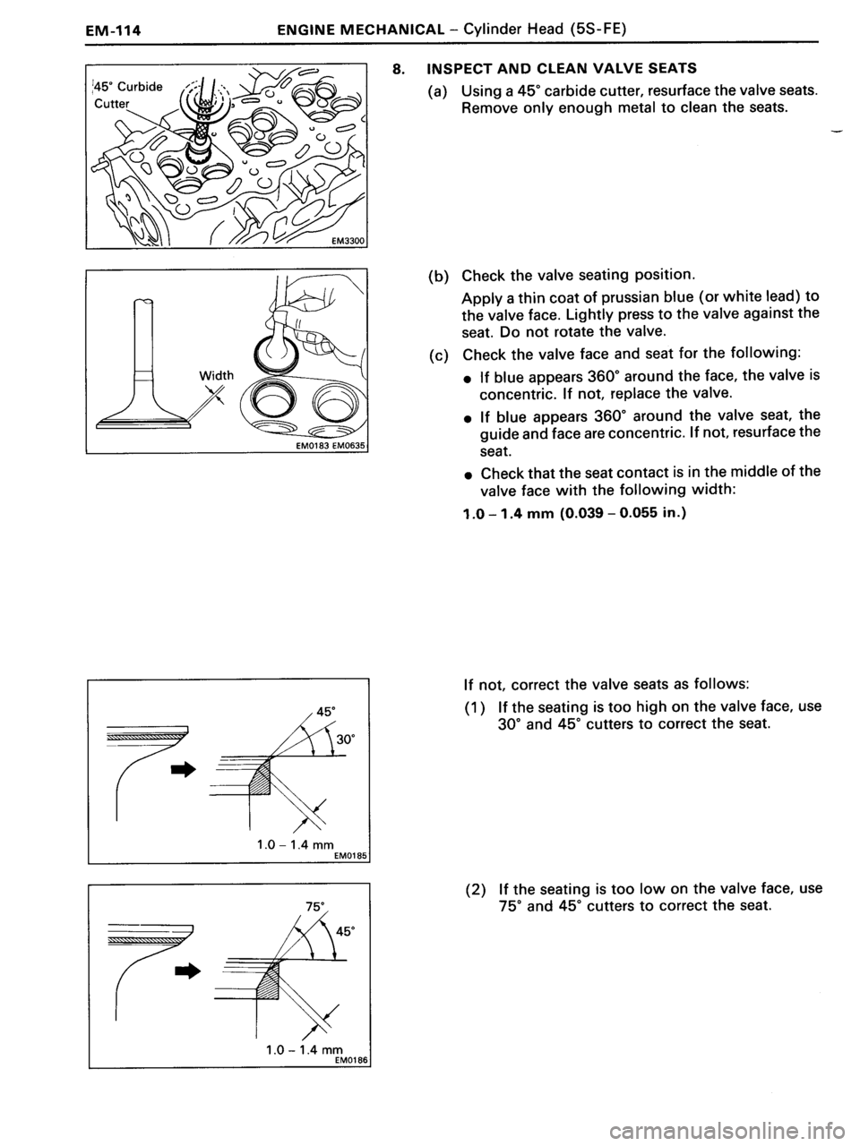 TOYOTA MR-2 1991  Factory Repair Manual 