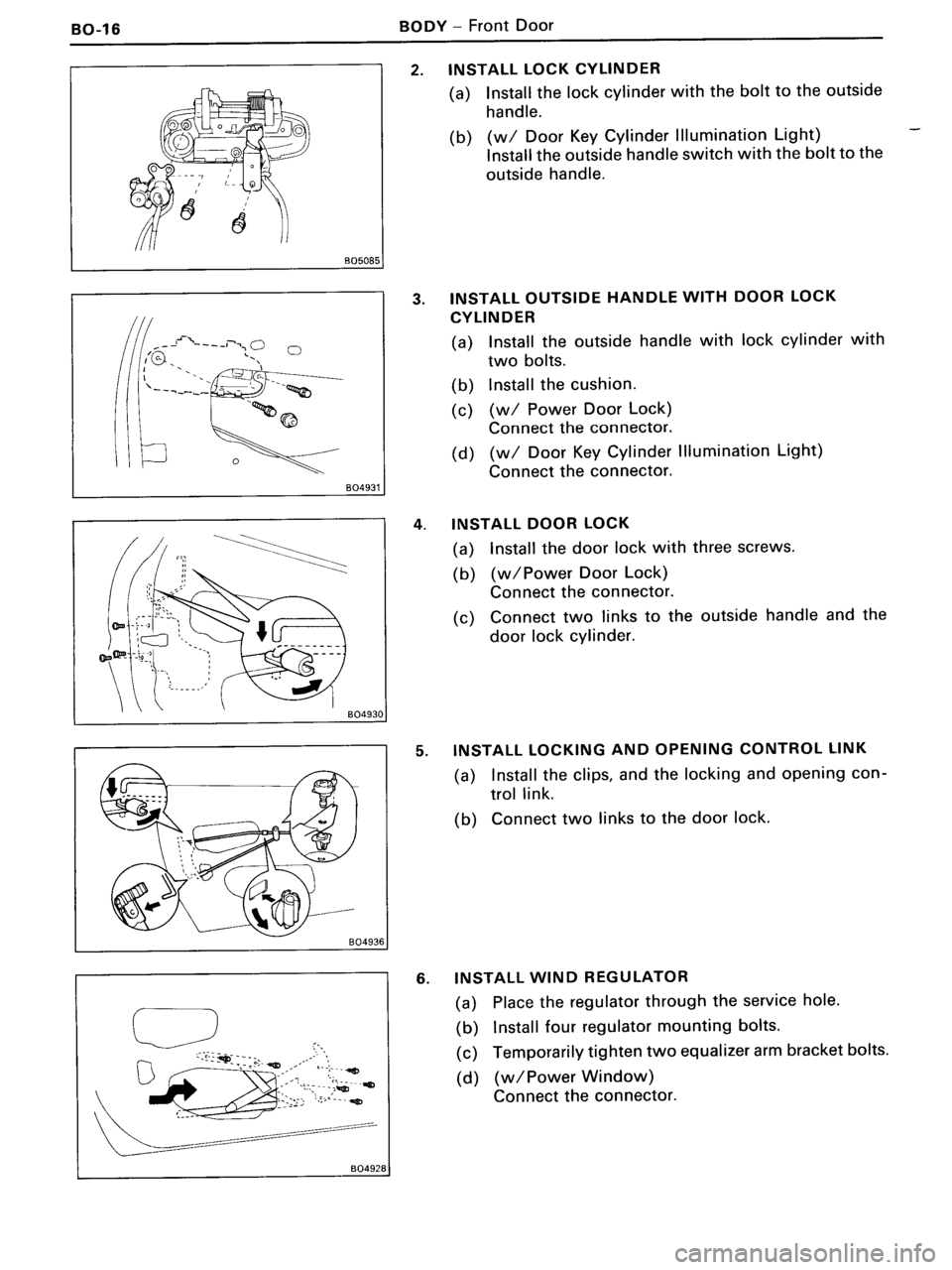 TOYOTA MR-2 1991 Factory Repair Manual TOYOTA MR-2 1991 Factory Repair Manual