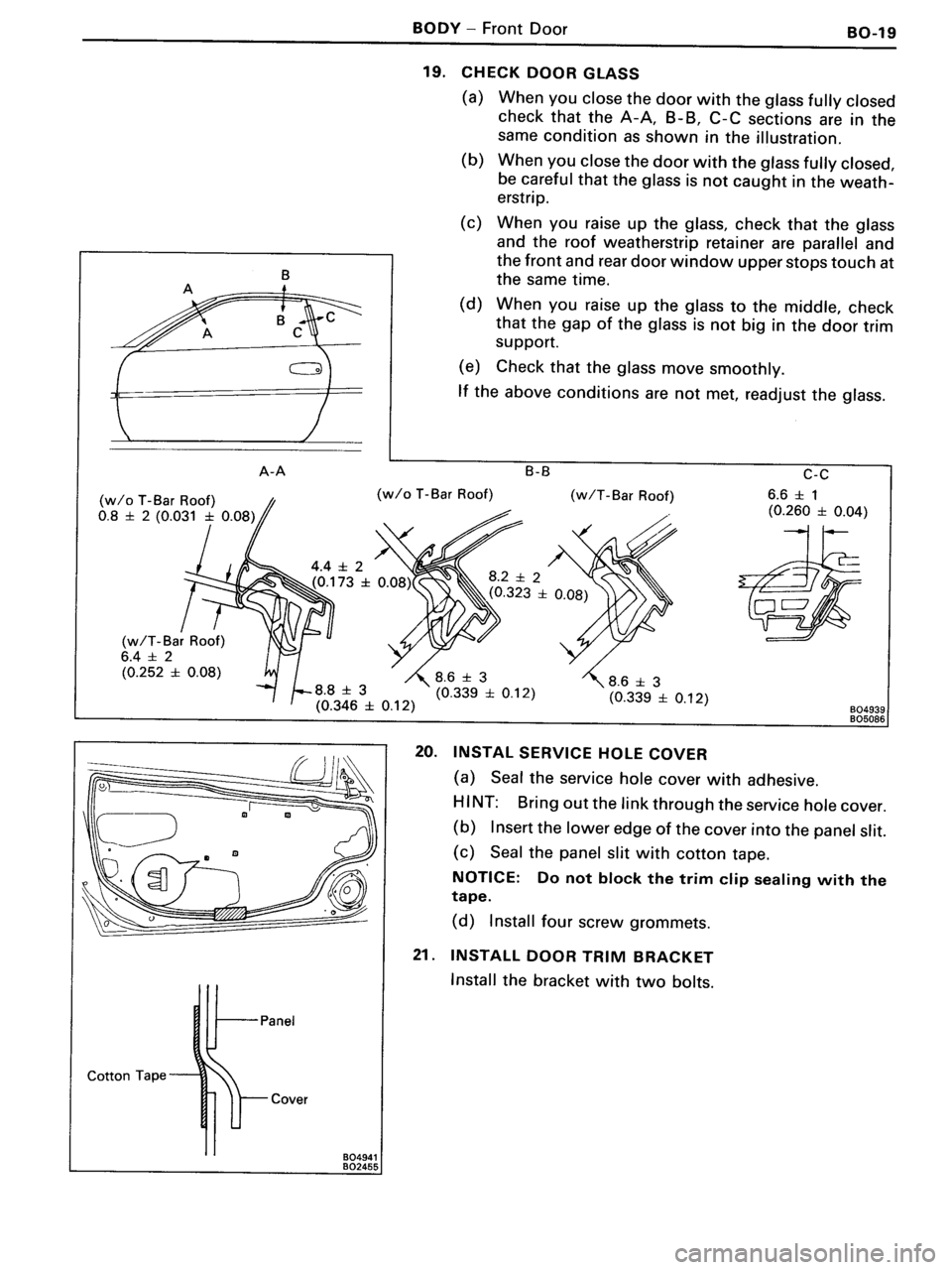 TOYOTA MR-2 1991 Factory Repair Manual TOYOTA MR-2 1991 Factory Repair Manual