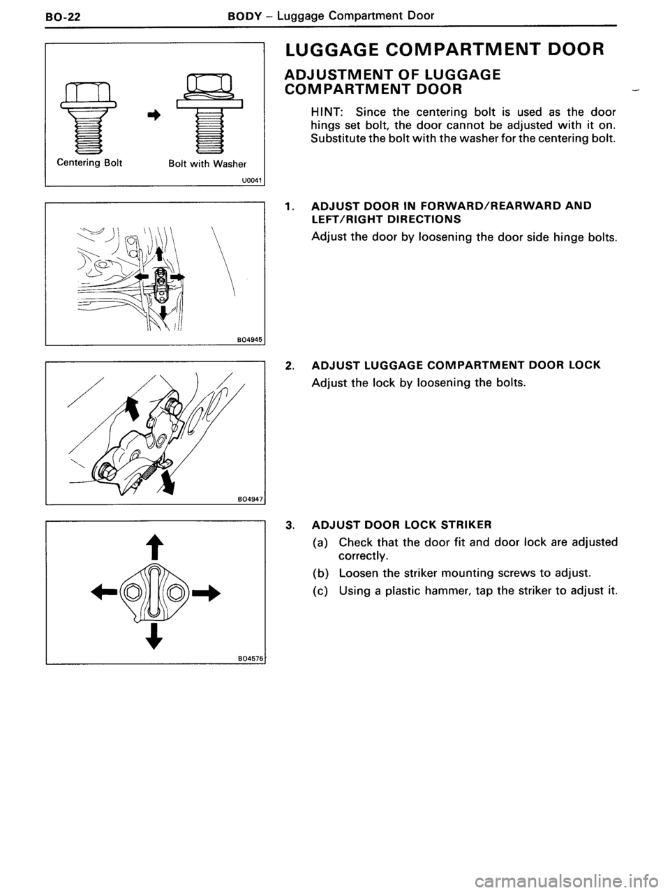 TOYOTA MR-2 1991 Factory Repair Manual TOYOTA MR-2 1991 Factory Repair Manual