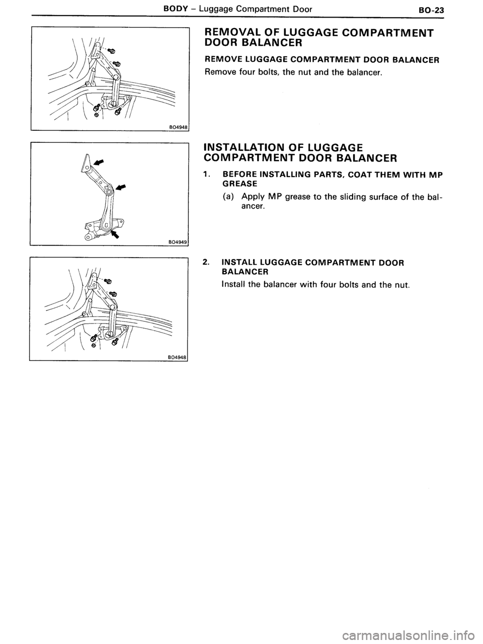 TOYOTA MR-2 1991 Factory Repair Manual TOYOTA MR-2 1991 Factory Repair Manual