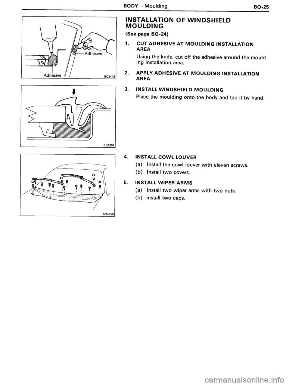 TOYOTA MR-2 1991  Factory Repair Manual 