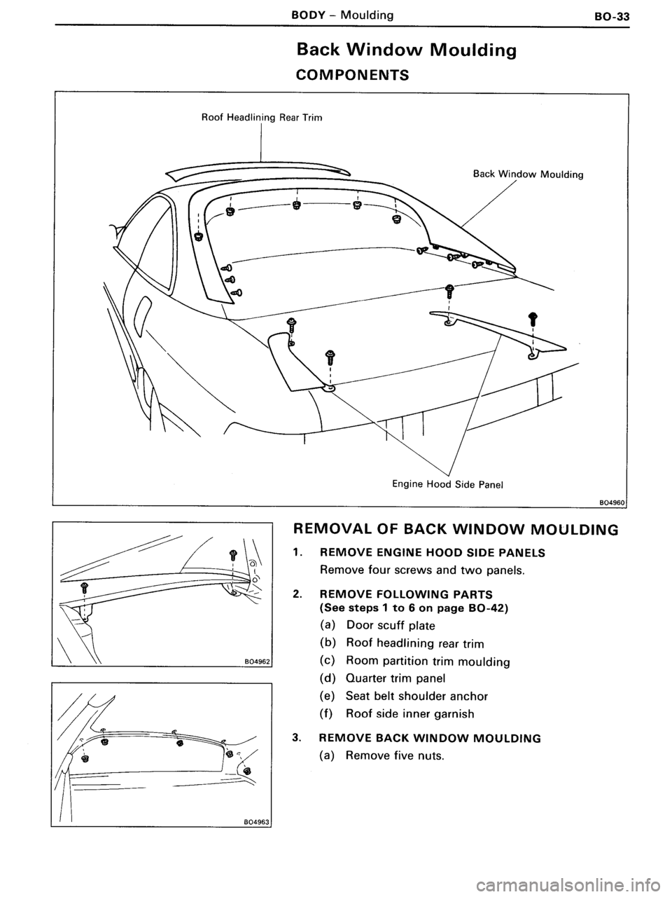 TOYOTA MR-2 1991  Factory Repair Manual 
