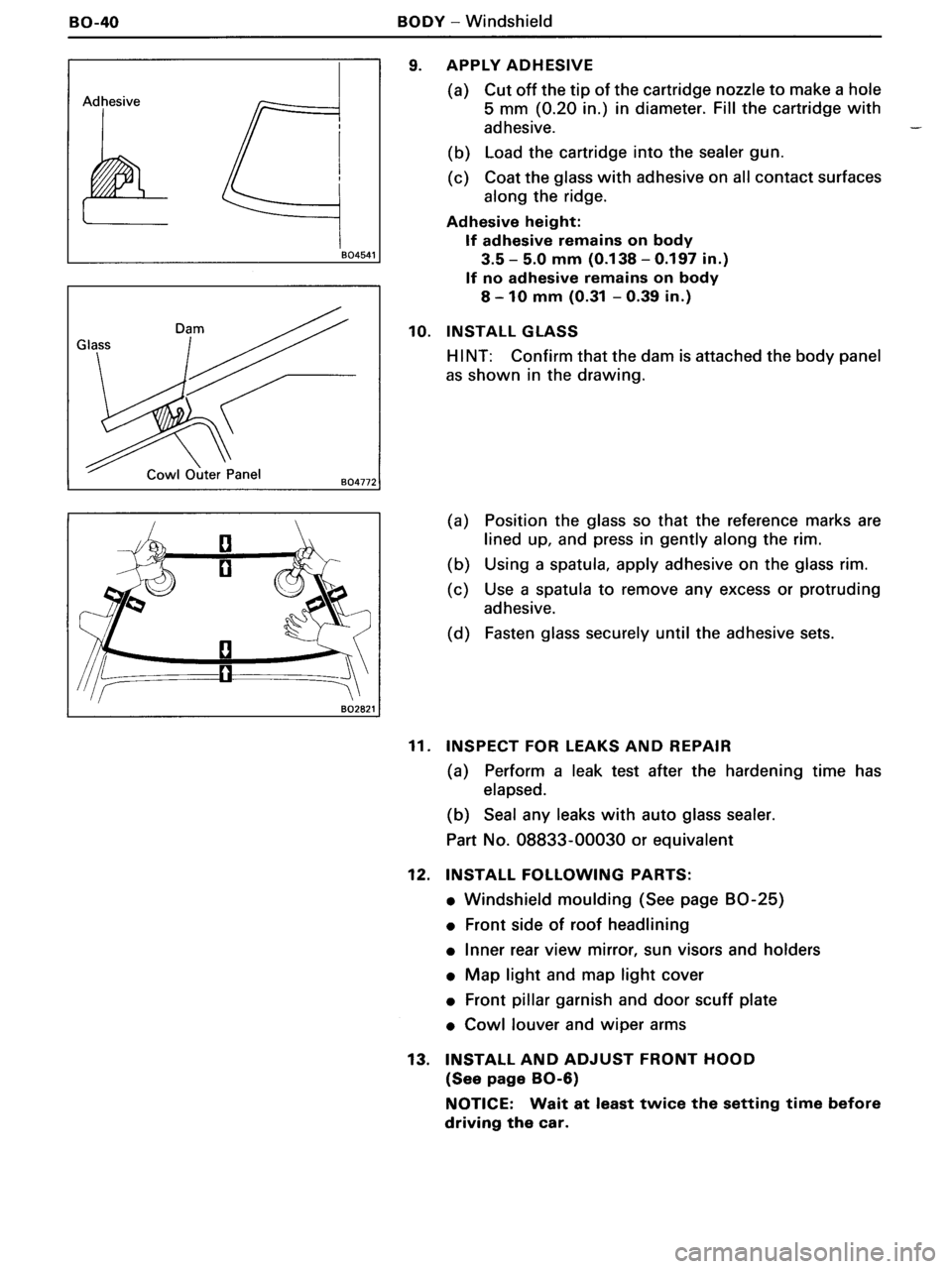 TOYOTA MR-2 1991 Factory Repair Manual TOYOTA MR-2 1991 Factory Repair Manual