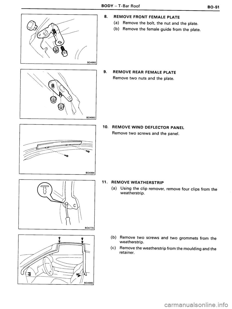 TOYOTA MR-2 1991 Factory Repair Manual TOYOTA MR-2 1991 Factory Repair Manual