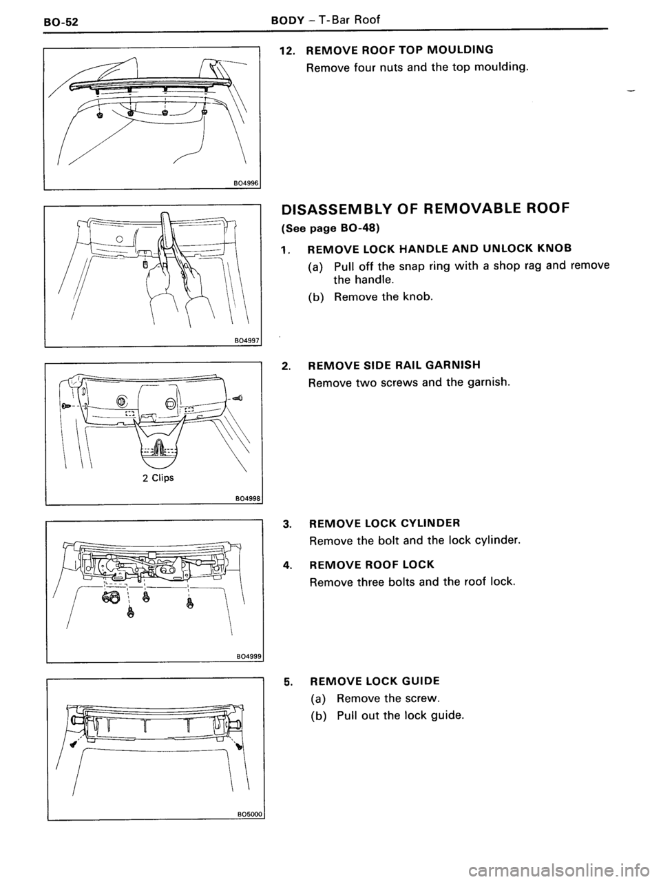 TOYOTA MR-2 1991 Factory Repair Manual TOYOTA MR-2 1991 Factory Repair Manual