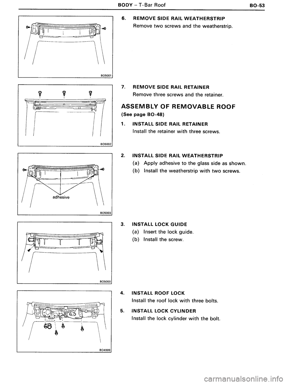 TOYOTA MR-2 1991 Factory Repair Manual TOYOTA MR-2 1991 Factory Repair Manual