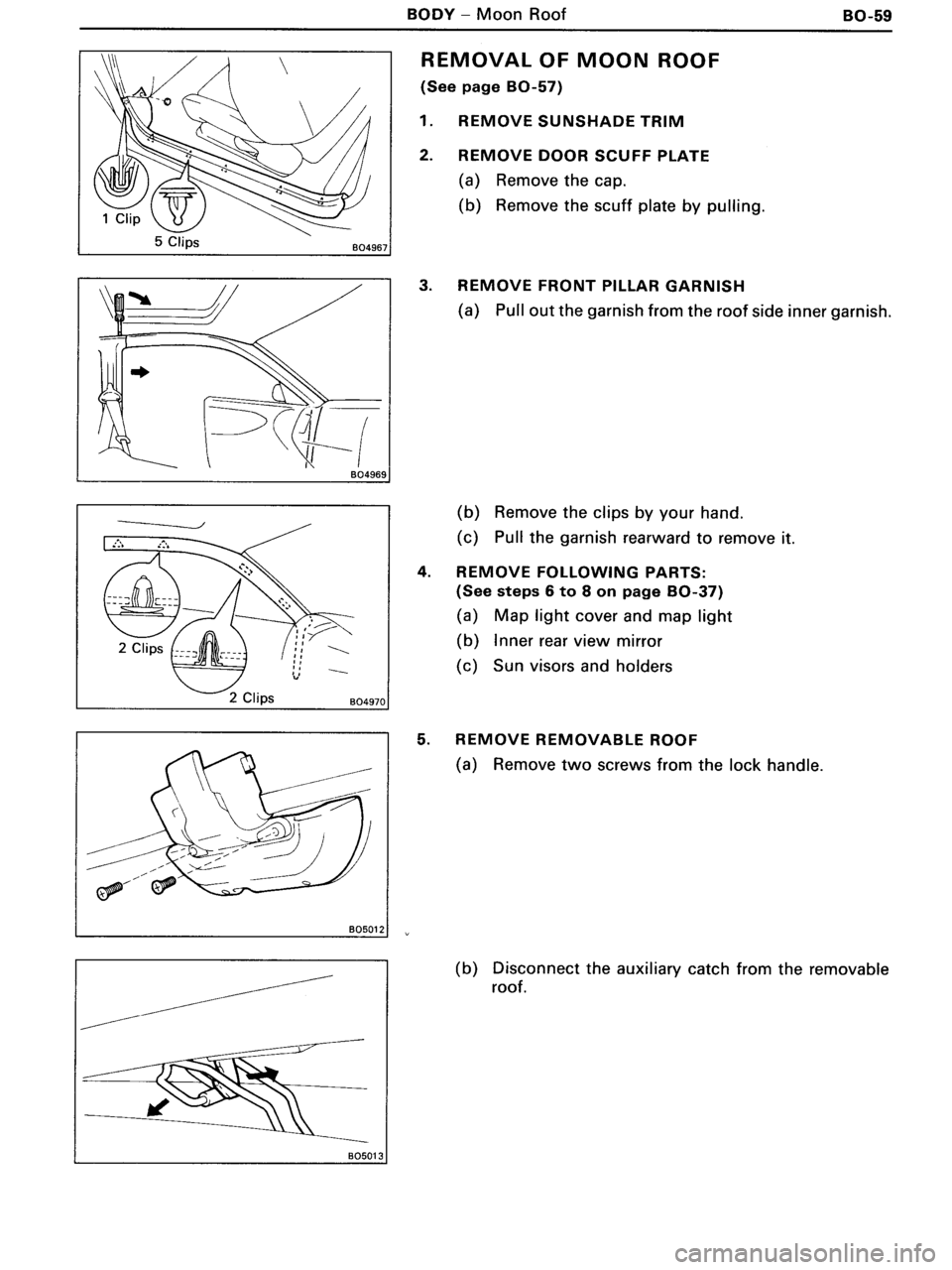 TOYOTA MR-2 1991 Factory Repair Manual TOYOTA MR-2 1991 Factory Repair Manual